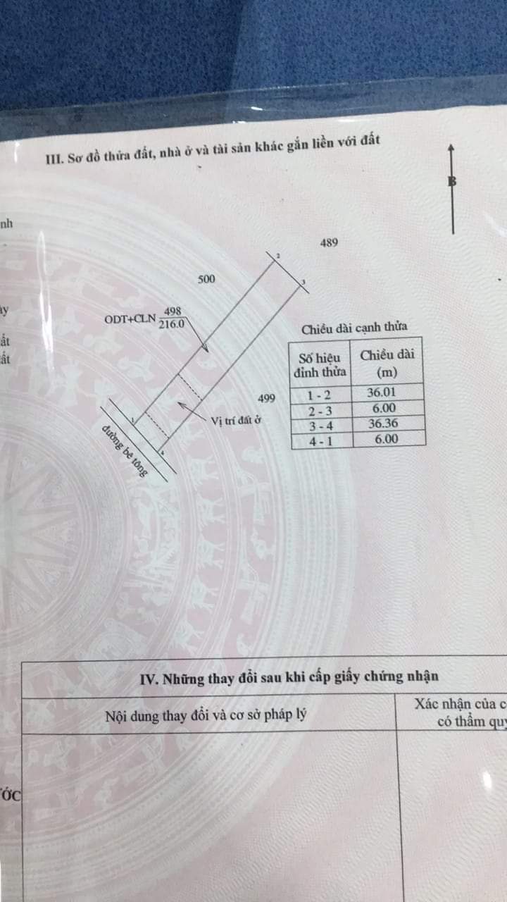 Bán đất phường Phước Bình giá 680tr dt 6x36x50 tc