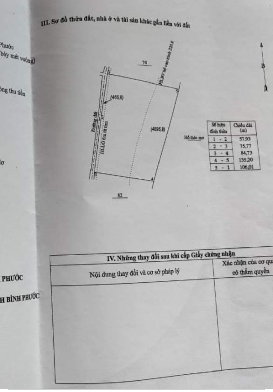 Bán đất xã Bù Gia Mập giá 49tr/m dt 1,3ha điều