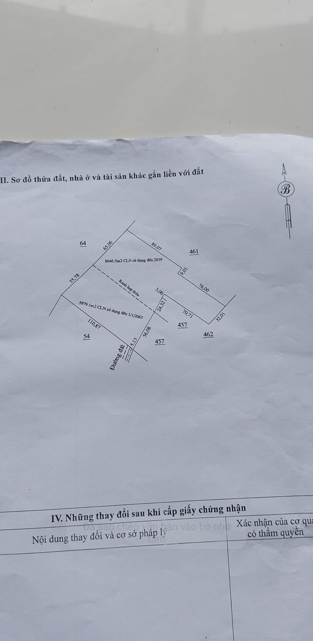 Bán đất xã Hưng Phước giá 2,4tỷ dt 1,4ha