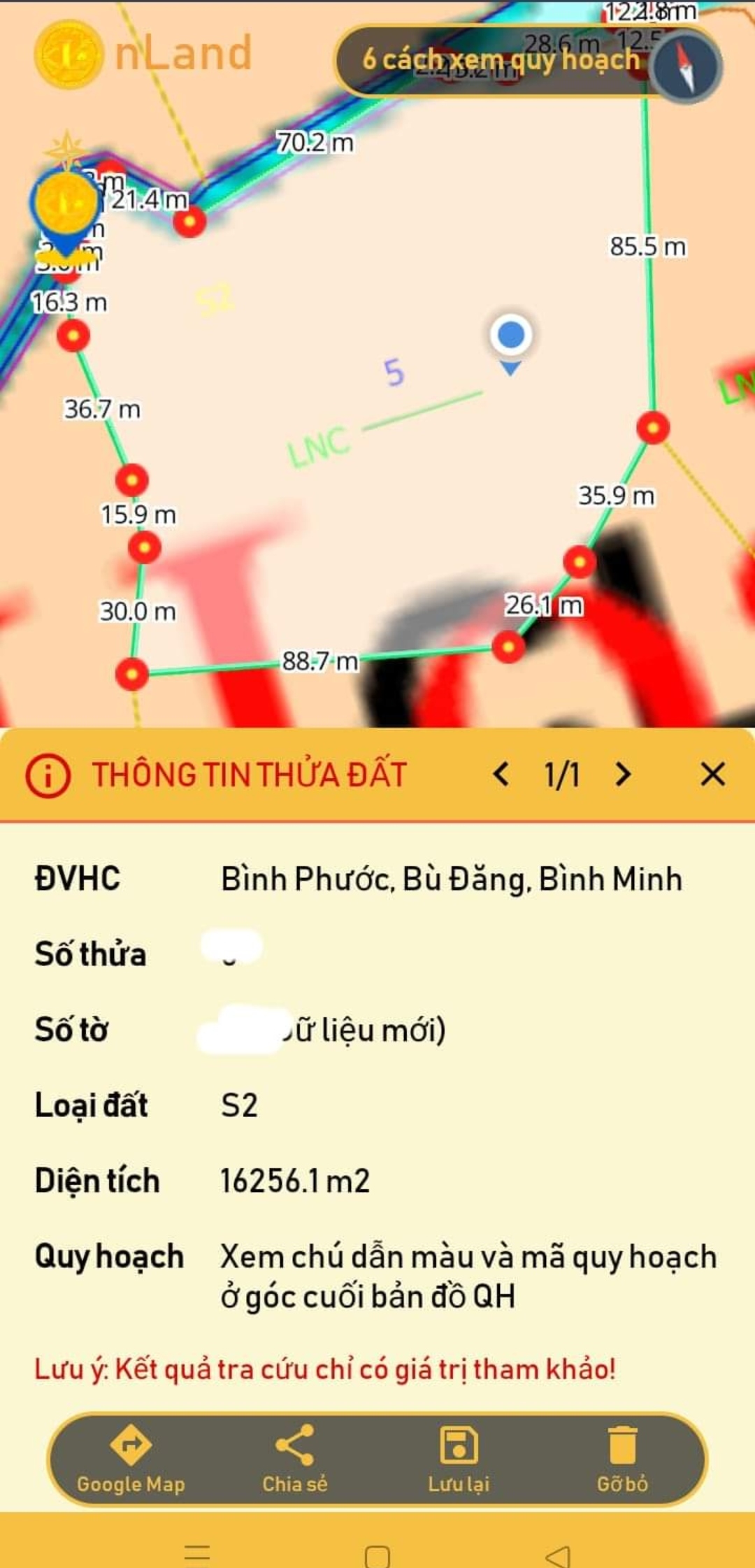 Bán đất xã Bình Minh giá 2tỷ dt 1,6ha