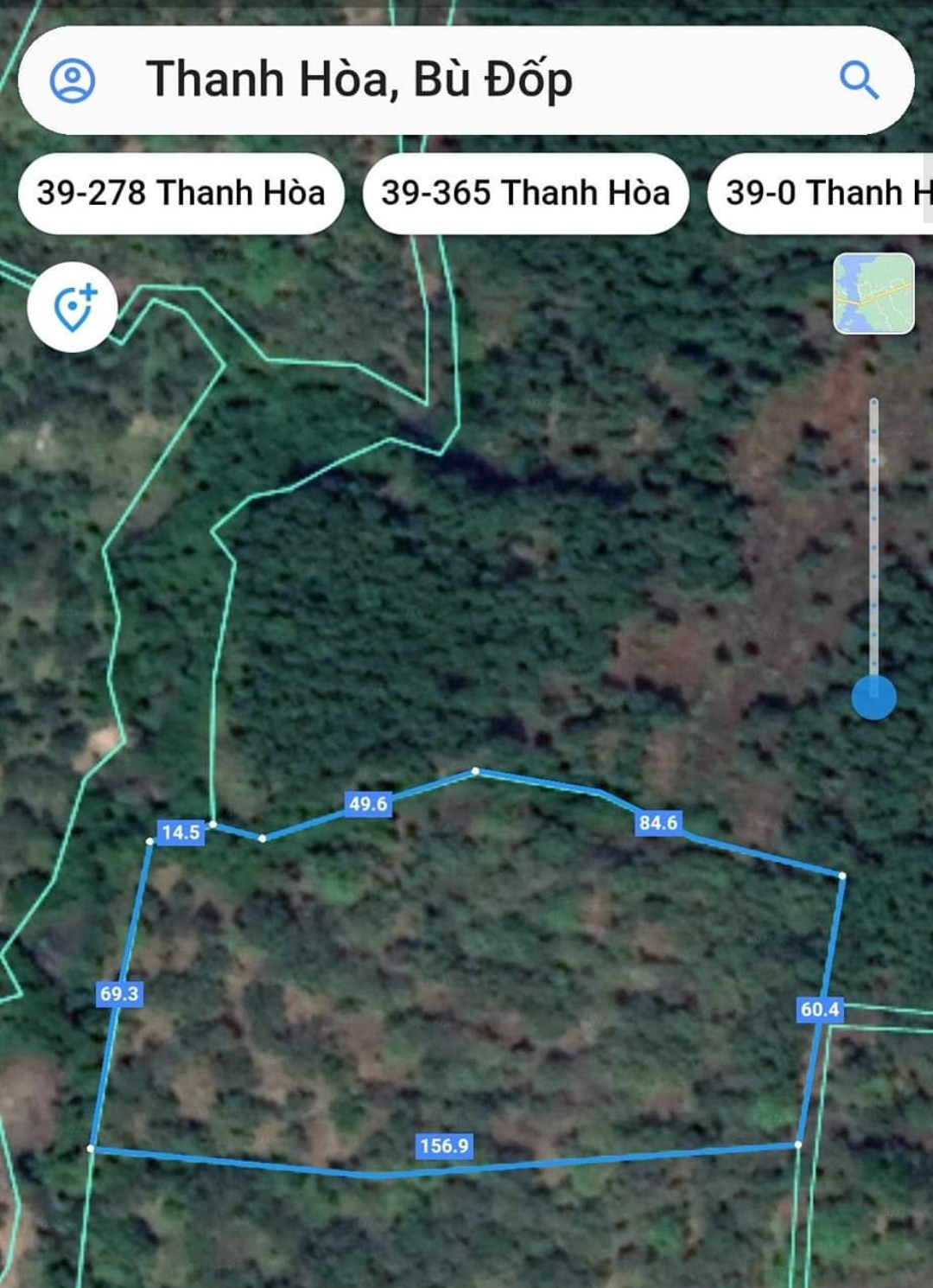 Bán đất xã Thanh Hoà giá 1,2tỷ dt 1,2ha