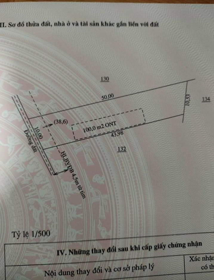 Bán đất ấp 9 xã Lộc Thái giá 590tr dt 10×50×100tc