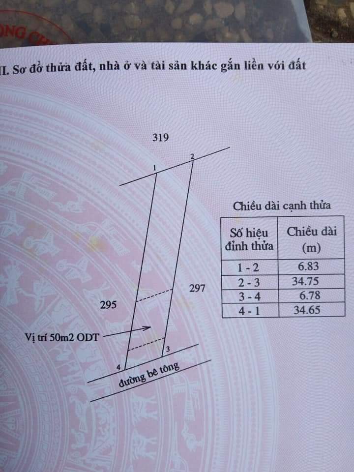 Bán đất Phước Sơn phường Phước Bình giá 630tr dt 6.8x35x50 tc