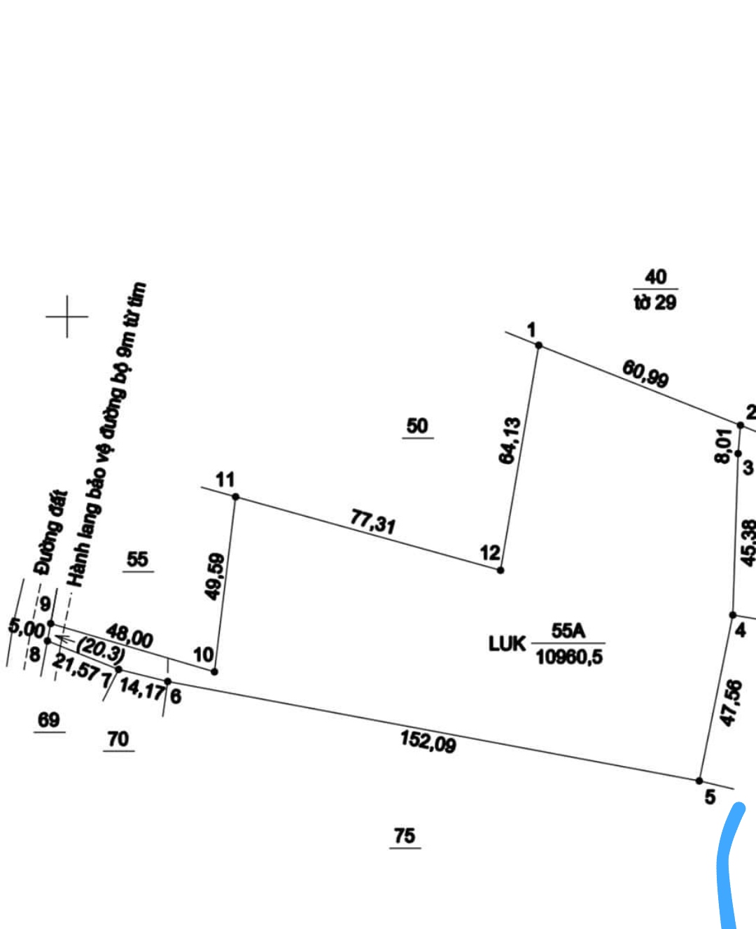 Bán đất xã Thanh Hoà giá 1,3tỷ dt 1,1ha