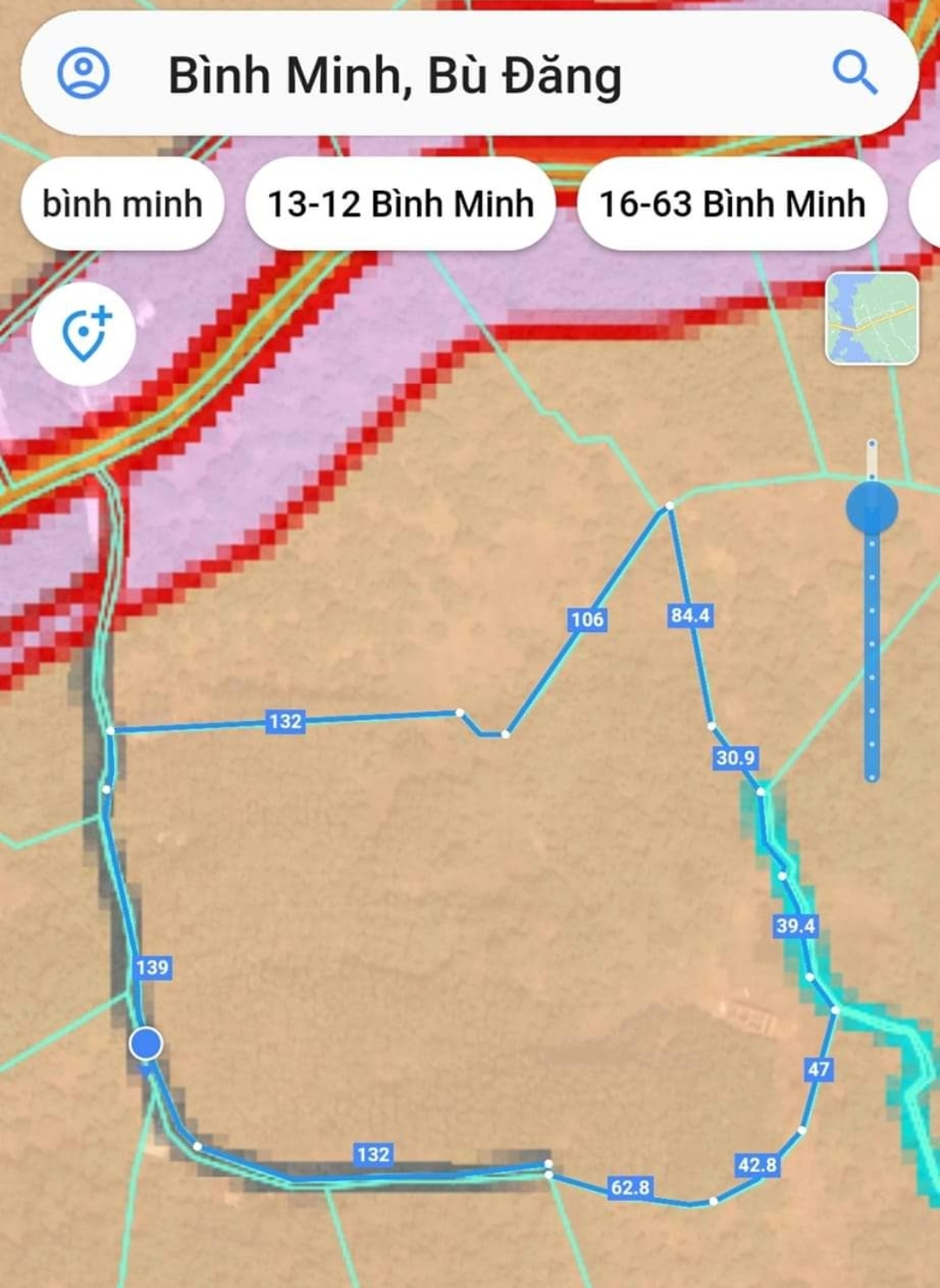 Bán đất xã Bình Minh giá 5,5tỷ dt 4,5ha