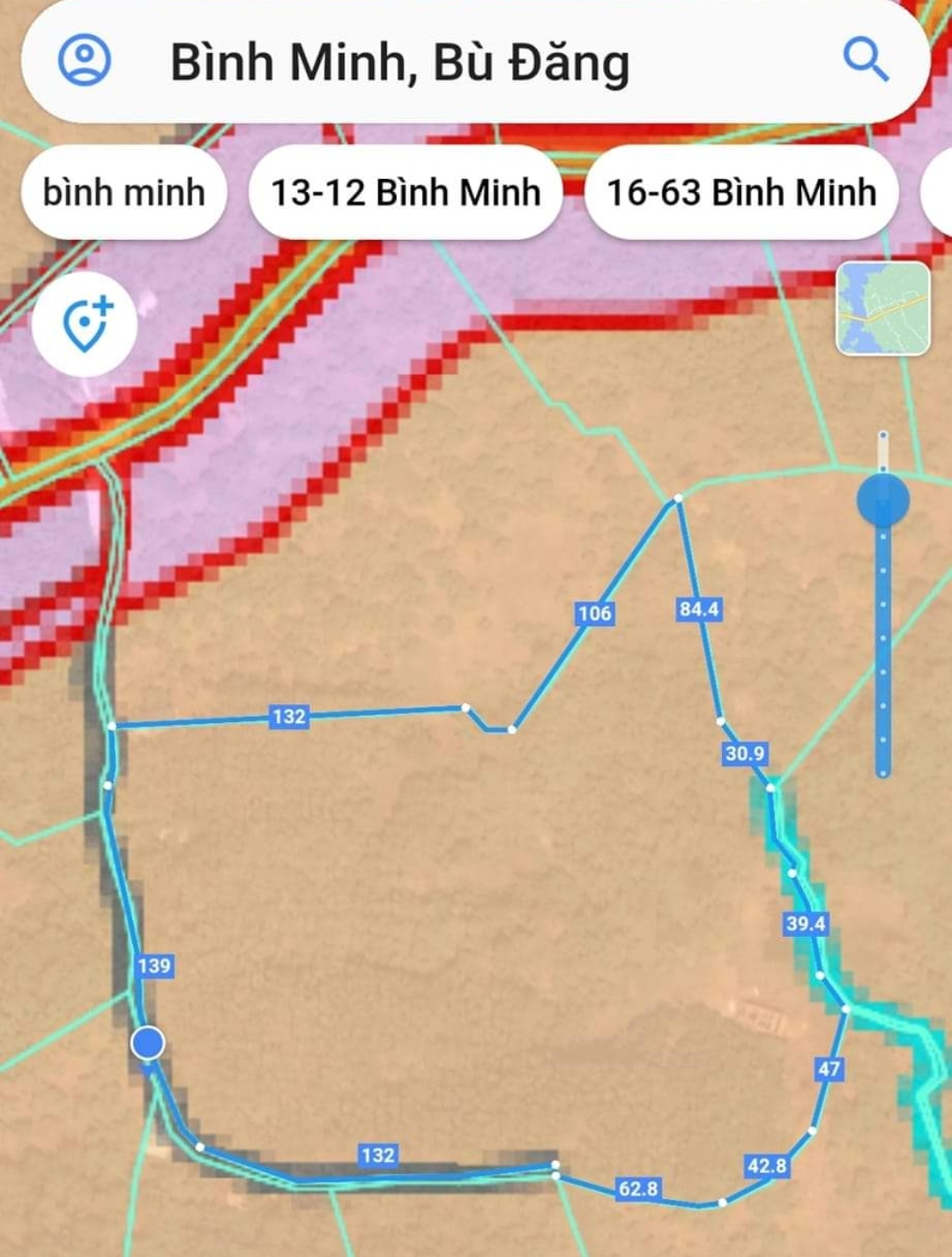 Bán đất xã Bình Minh giá 5,5tỷ dt 4,5ha