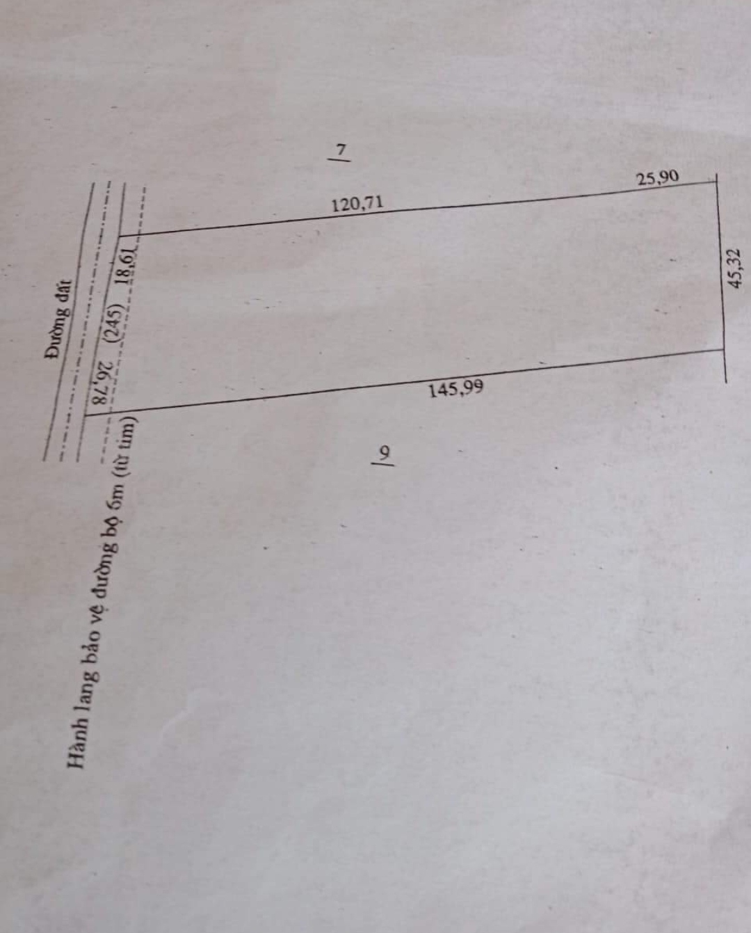 Bán đất xã Thiện Hưng giá 2tỷ050tr dt 23*135