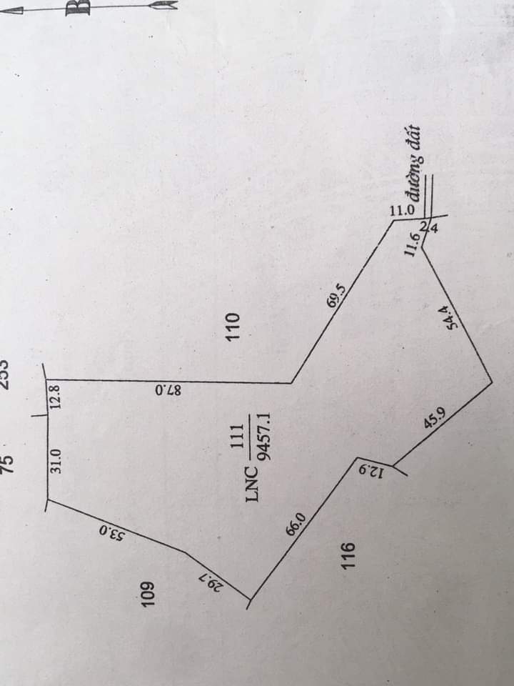 Bán đất Tân Hưng giá 1 tỉ9 dt 9 xào 5