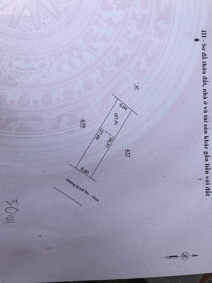 Bán đất tt Tân Phú giá 1tỷ160 dt 6×27×70tc