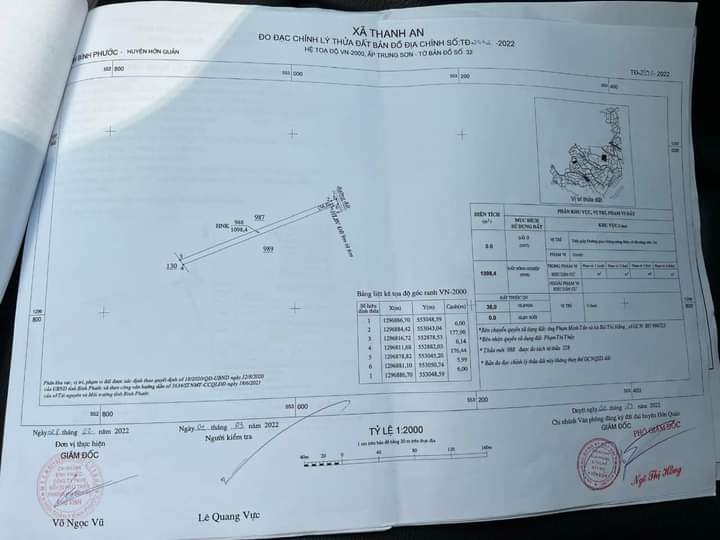 Bán đất Thanh An giá 400tr dt 6*185