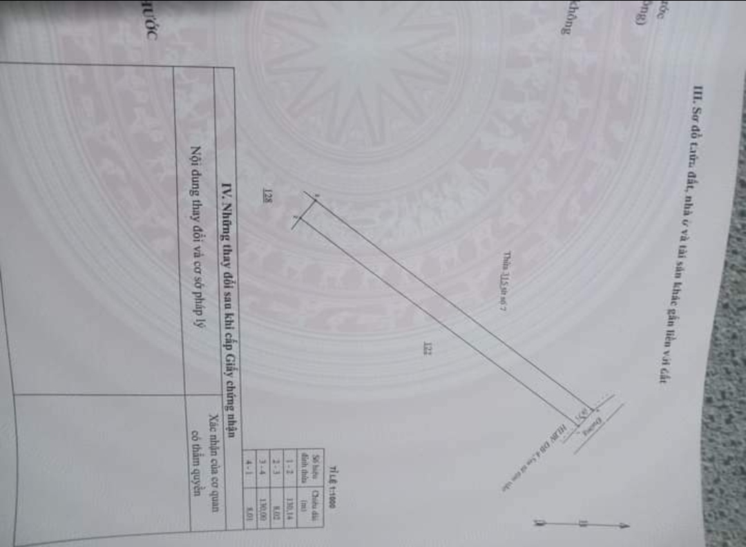 Bán đất xã Đức Hạnh giá 450tr dt 1xào