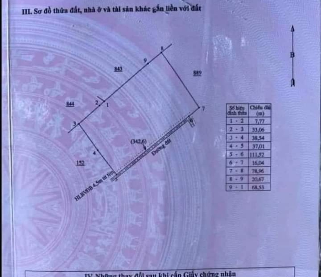 Bán đất xã Đức Hạnh giá 2,2tỷ dt 1ha