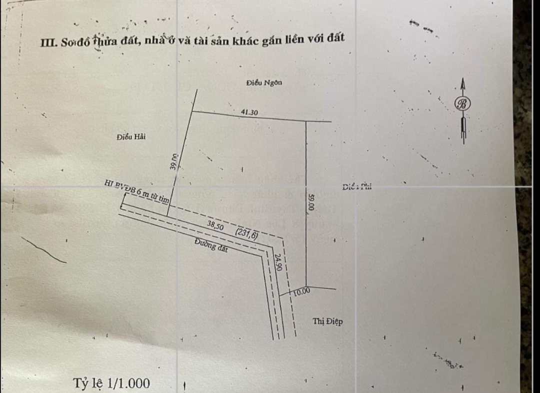 Bán đất xã Lộc Thuận giá 1,4tỷ ft 63*59