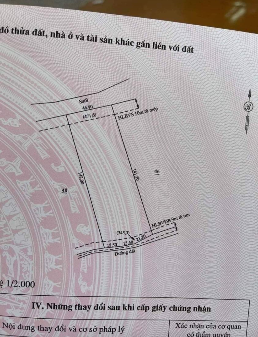 Bán đất xã Lộc An giá 2,7tỷ dt 7xào