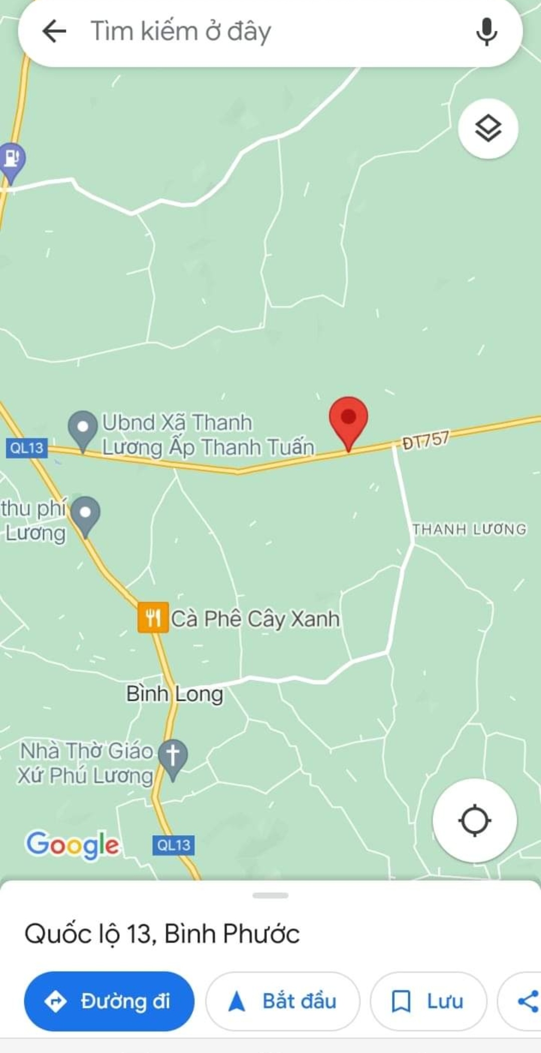 Bán đất xã Thanh Lương giá 2,6tỷ dt 952m2