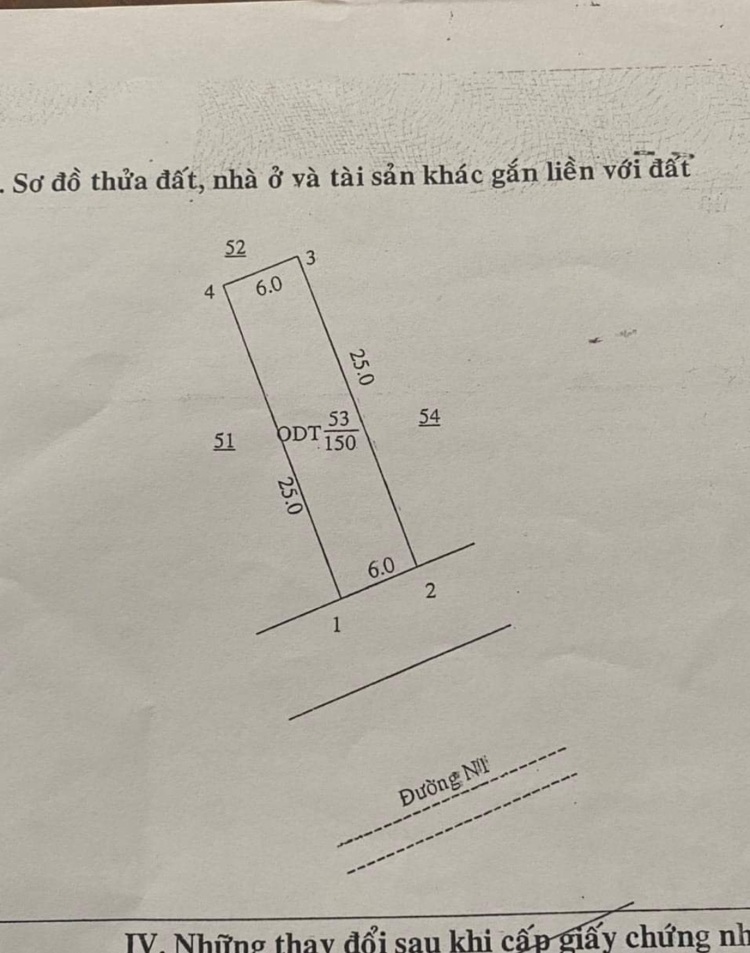 Bán đất Thị trấn Thanh Bình giá 2,2tỷ dt 6*25