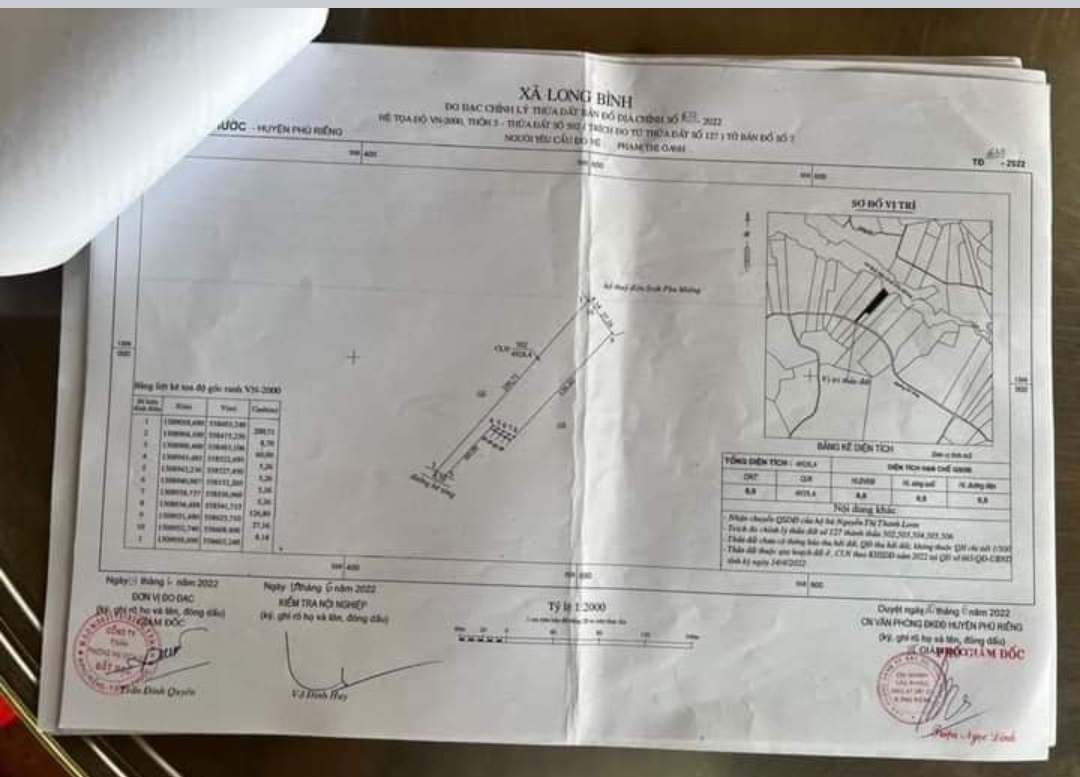 Bán đất xã Long Bình giá 1,6tỷ dt 5xào