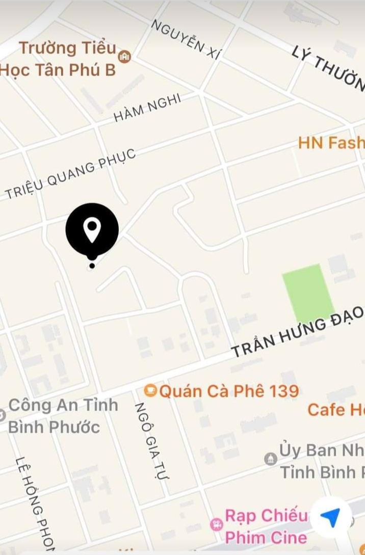 Bán đất phường Tân Phú giá 1 tỷ 650tr dt 6×18×80tc