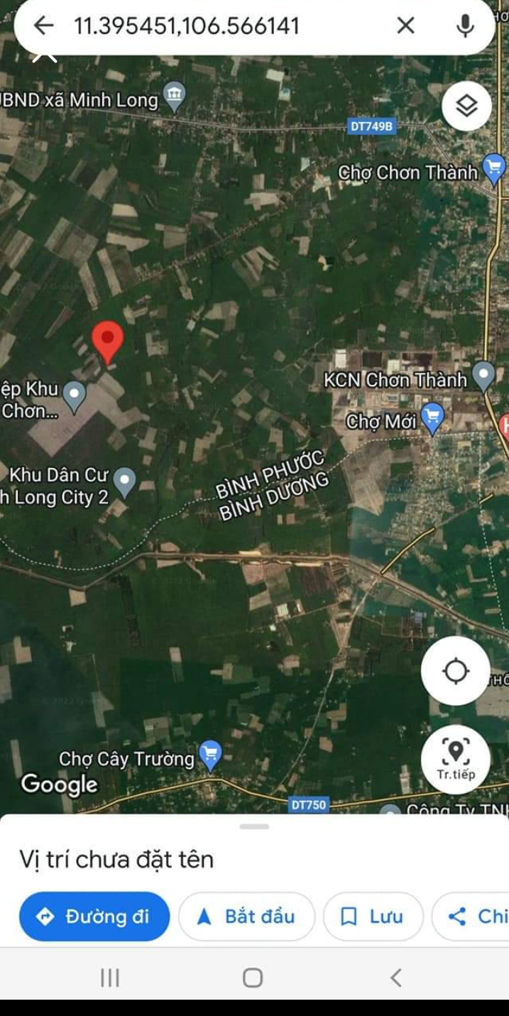 Bán đất xã Minh Long giá 790tr dt 5×45×100m2 tc