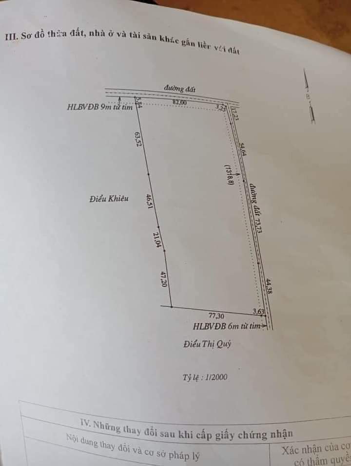Bán đất xã An Phú giá 3tỷ8 dt 1ha5