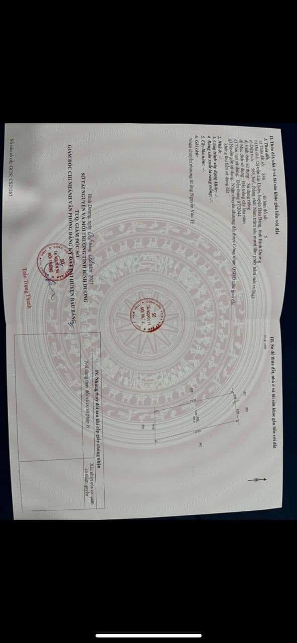Bán đất Lai Uyên giá 680tr dt 14*42