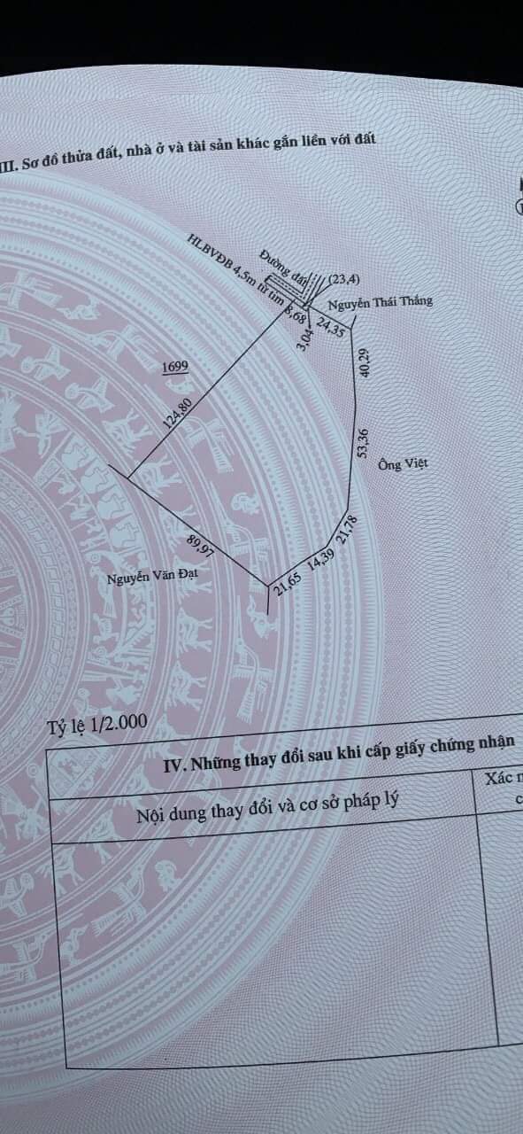 Bán đất xã Lộc Phú giá 1 tỷ dt 1hec