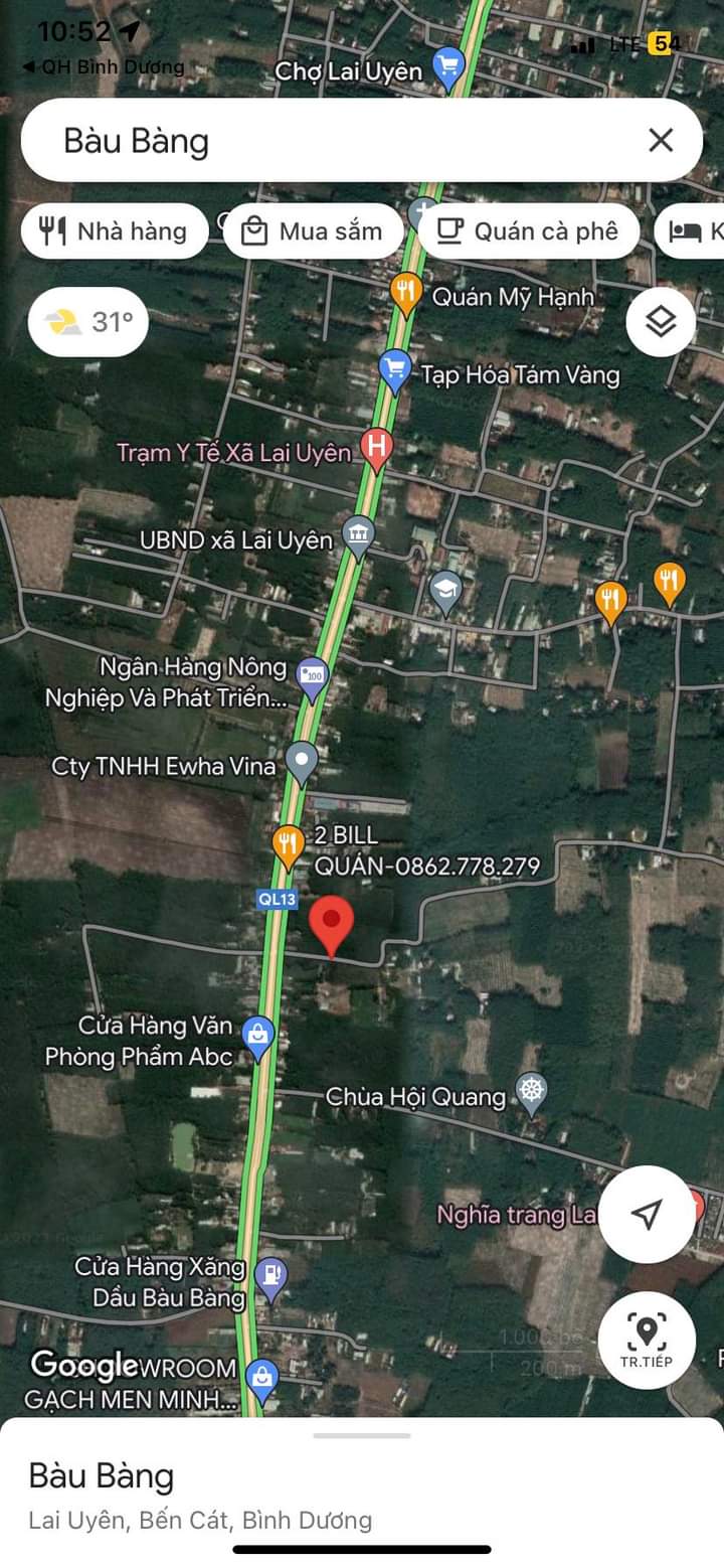 Bán đất Lai Uyên giá 790tr dt 5*25*80tc