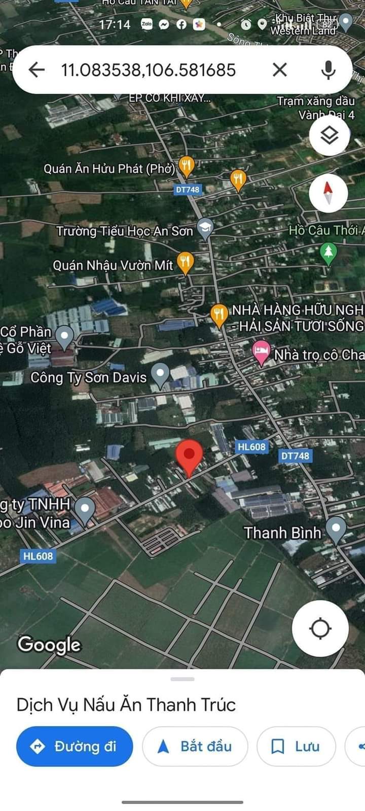Bán đất Phú An giá 5tỉ3 dt 7,5*92*106tc