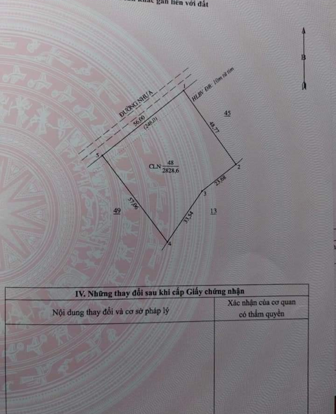 Bán đất xã Bình Sơn dt 50*57 giá 50tr/m