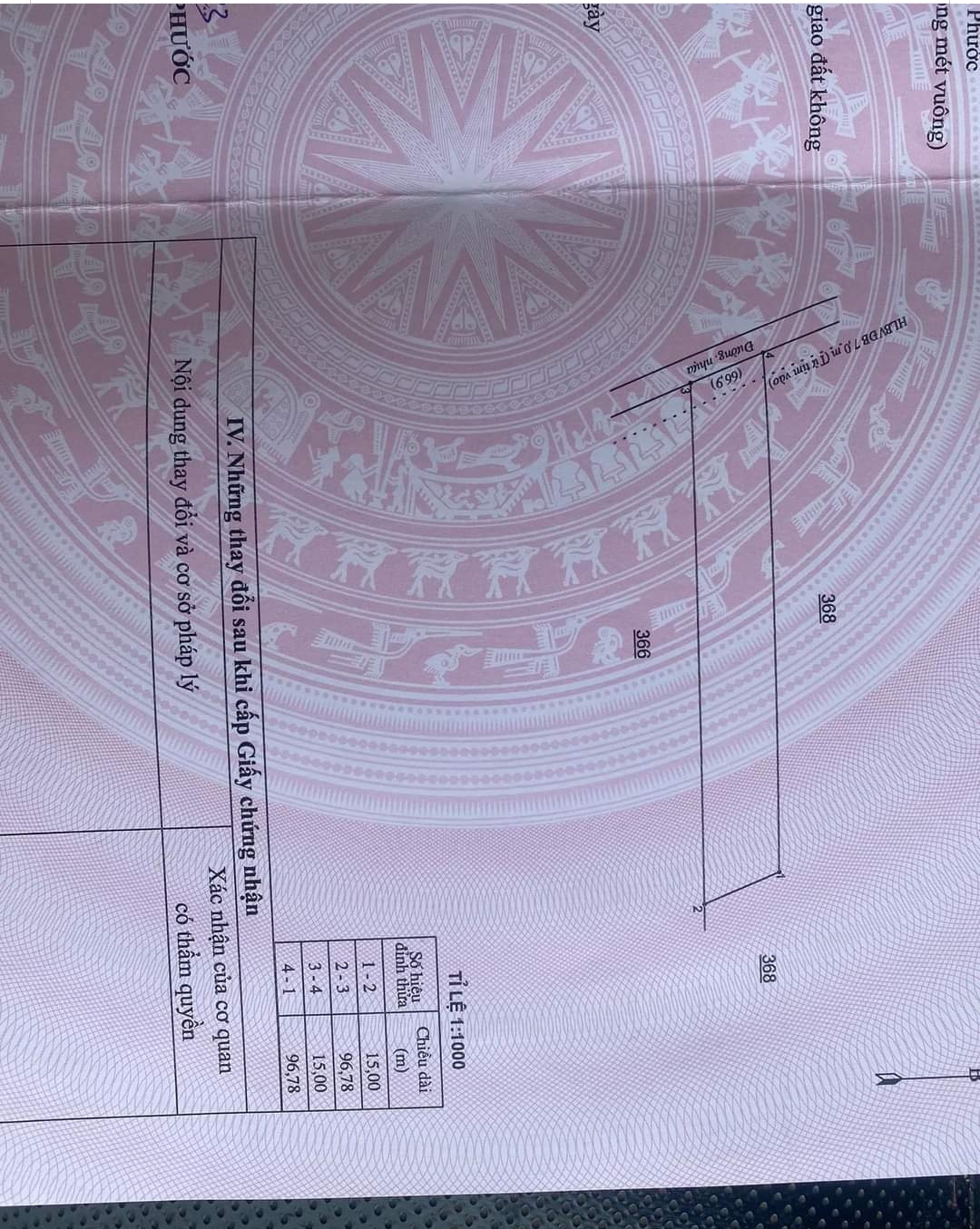 Bán đất xã Đa Kia dt 15*96 giá 75tr/m