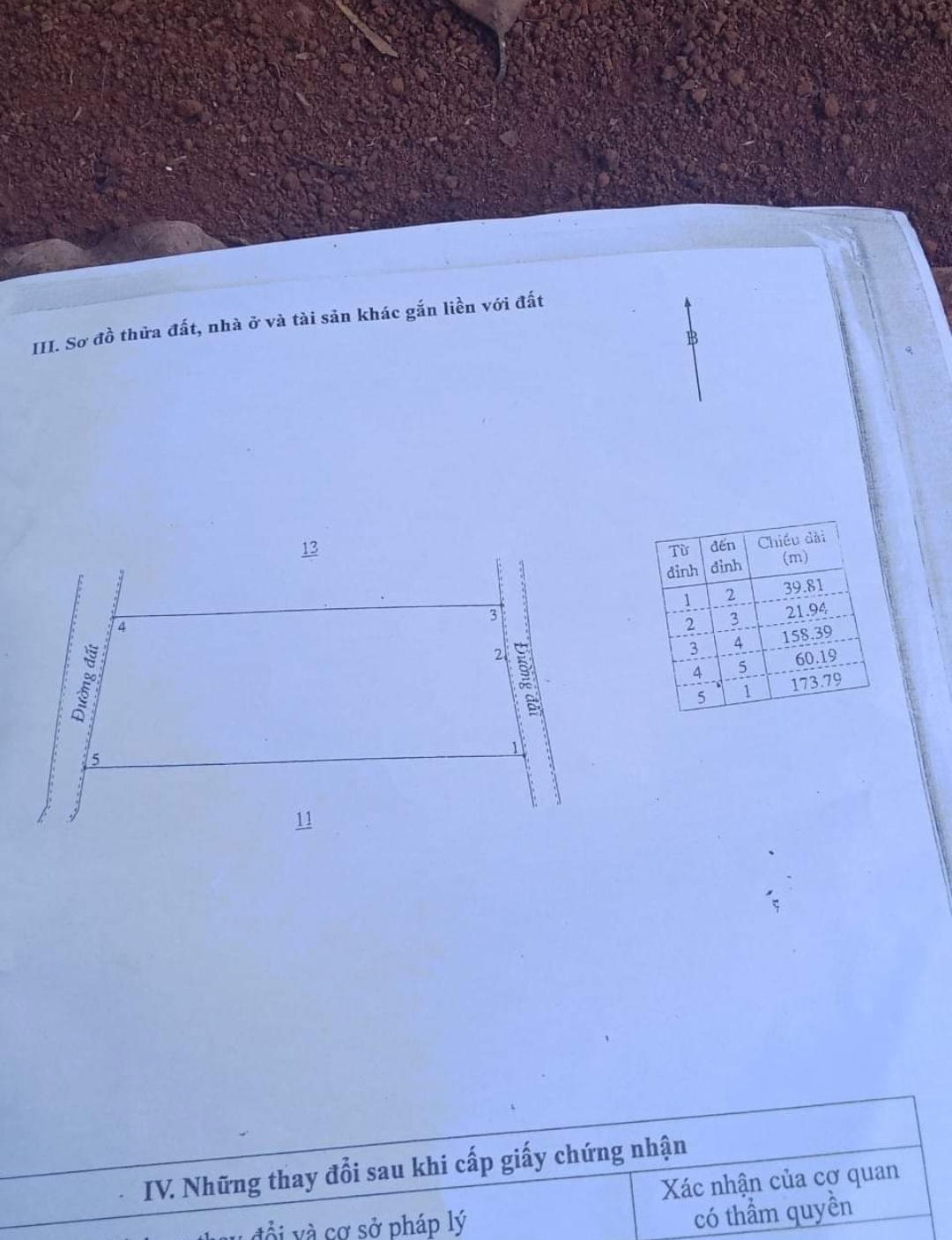 Bán đất xã Đồng Nai dt 1ha giá 500tr