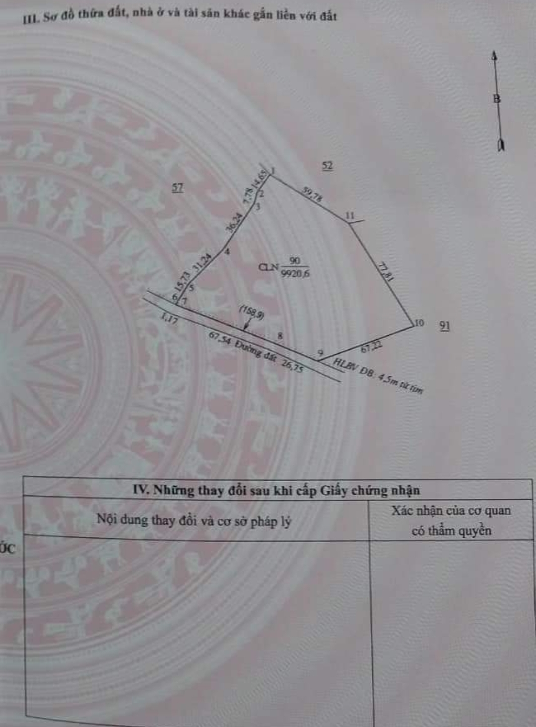 Bán đất xã Phước Tân dt 1ha giá 3,5tỷ