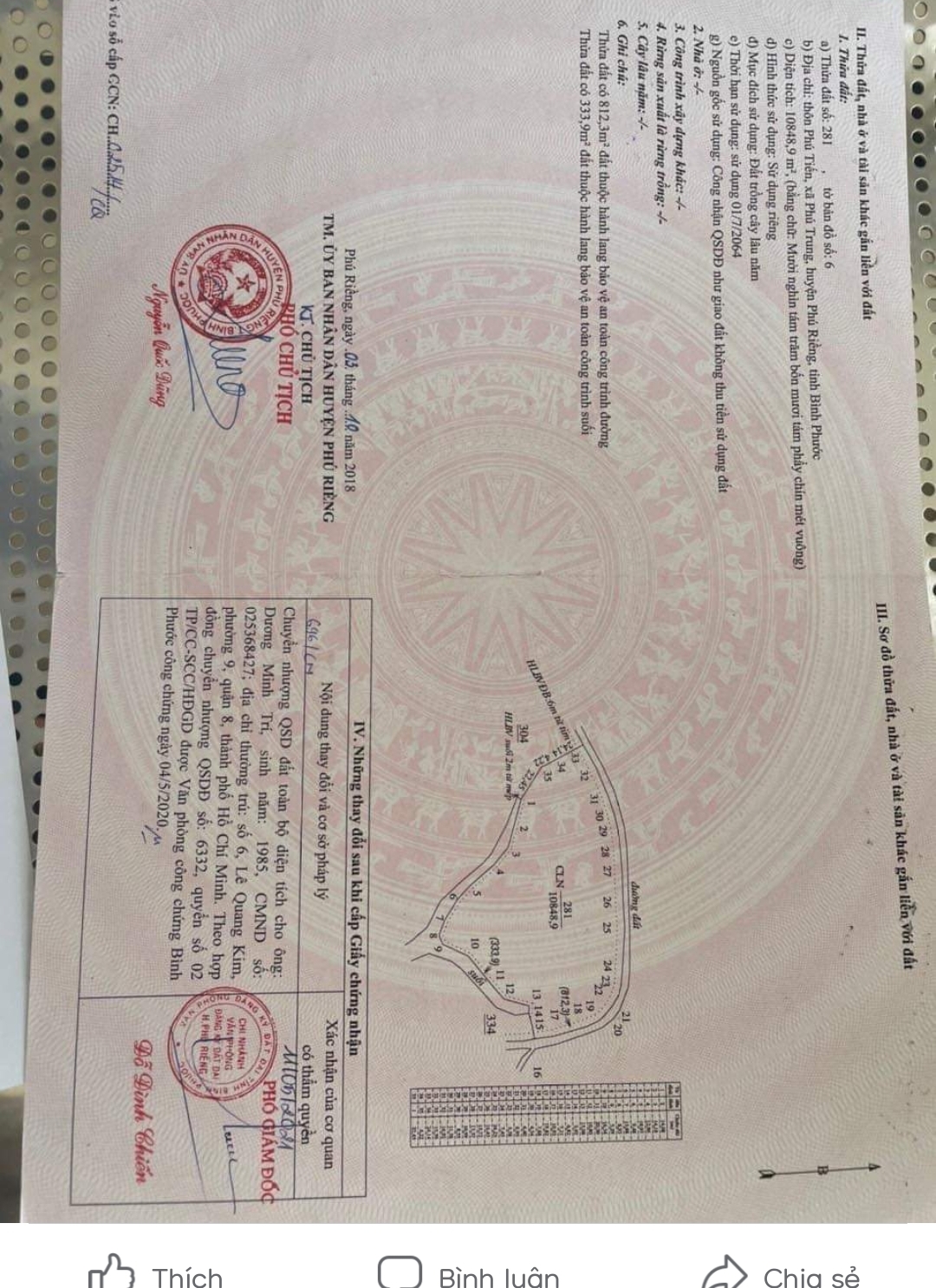 Bán đất xã Nghĩa Trung dt 1,1ha giá 2tỷ