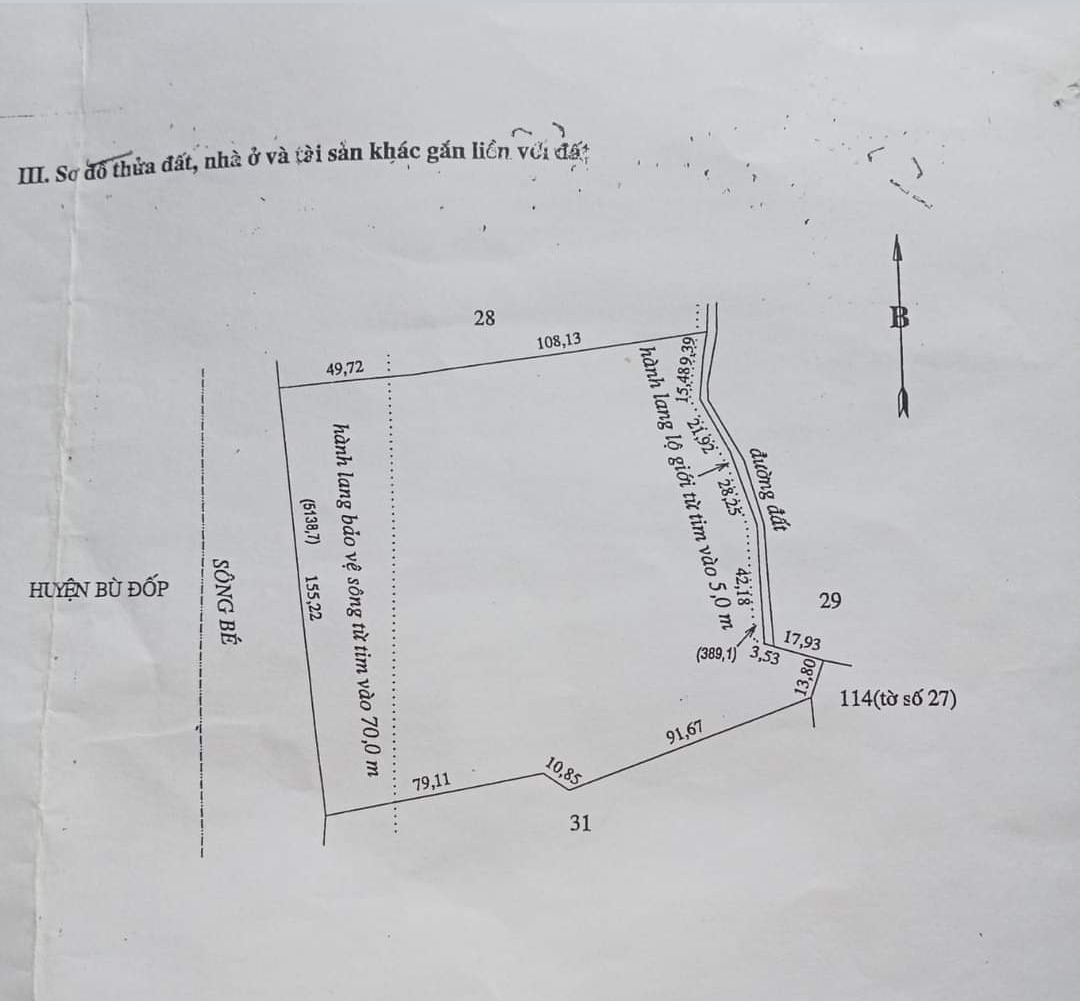 Bán đất xã Phước Minh dt 2,4ha giá 2,3tỷ