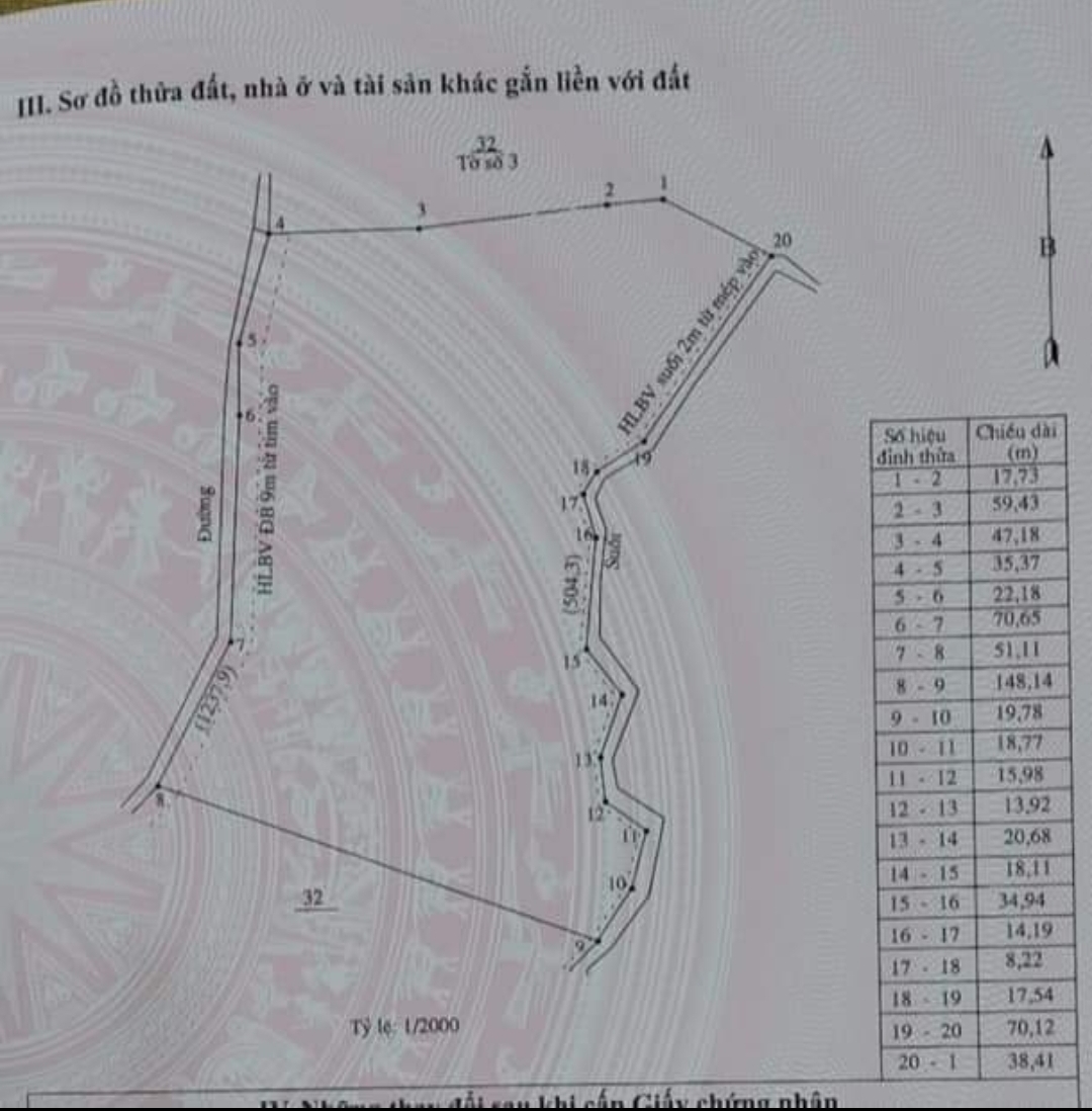 Bán đất xã Phước Minh dt 2,7ha giá 4tỷ
