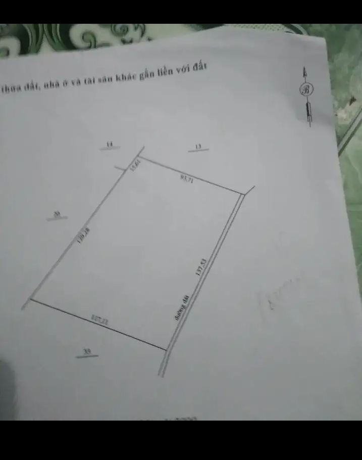 Bán đất xã Tân Lập giá 5tỷ dt 1ha5