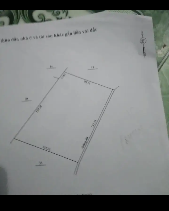 Bán đất xã Tân Lập giá 5tỷ dt 1ha5