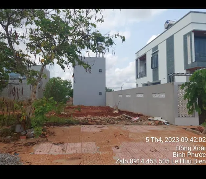 Bán đất tt Tân Phú giá 1tỷ390 dt 6×20,5×100%tc