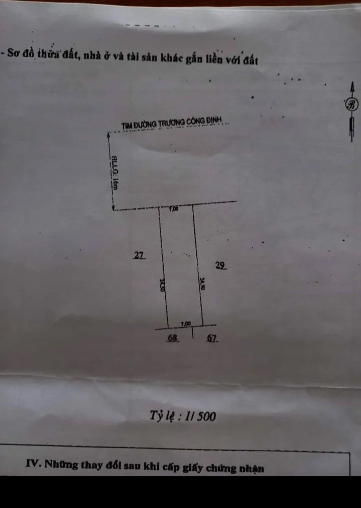Bán đất phường Tân Phú giá 4tỷ dt 7×25×full tc