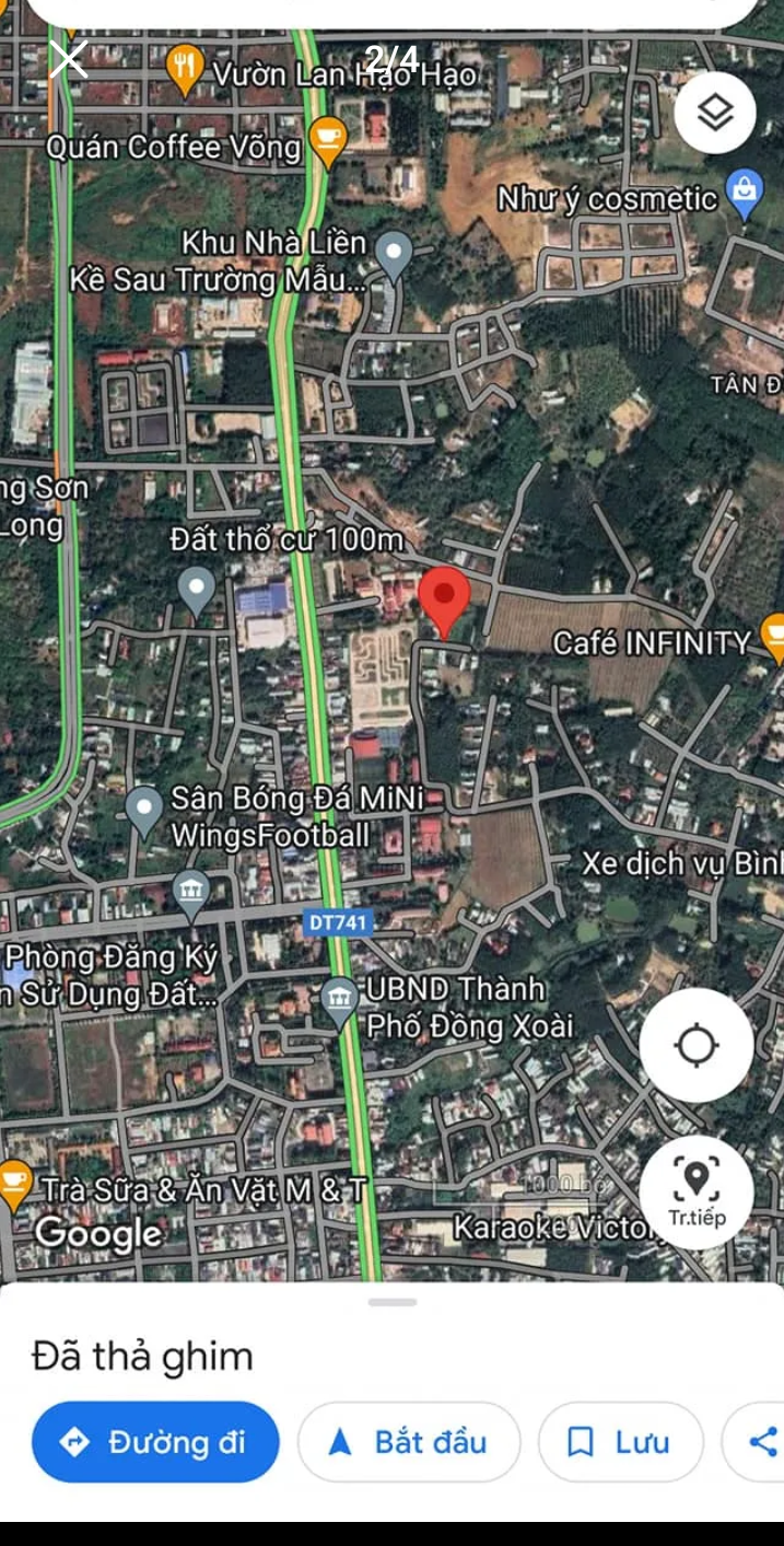 Bán đất phường Tân Đồng giá 950tr dt 6×49×40tc