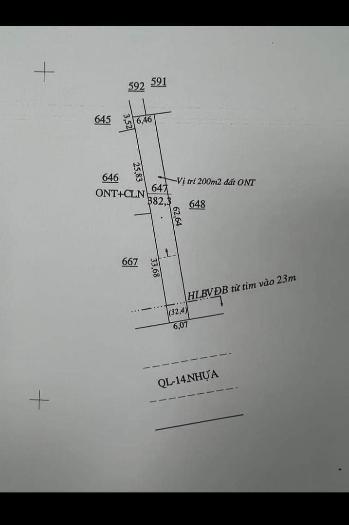 Bán đất xã Tân Thành giá 6tỷ6 dt 6×60×200m2 tc