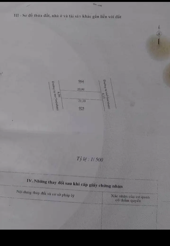 Bán nhà phường Tân Xuân giá 900tr dt 4×21