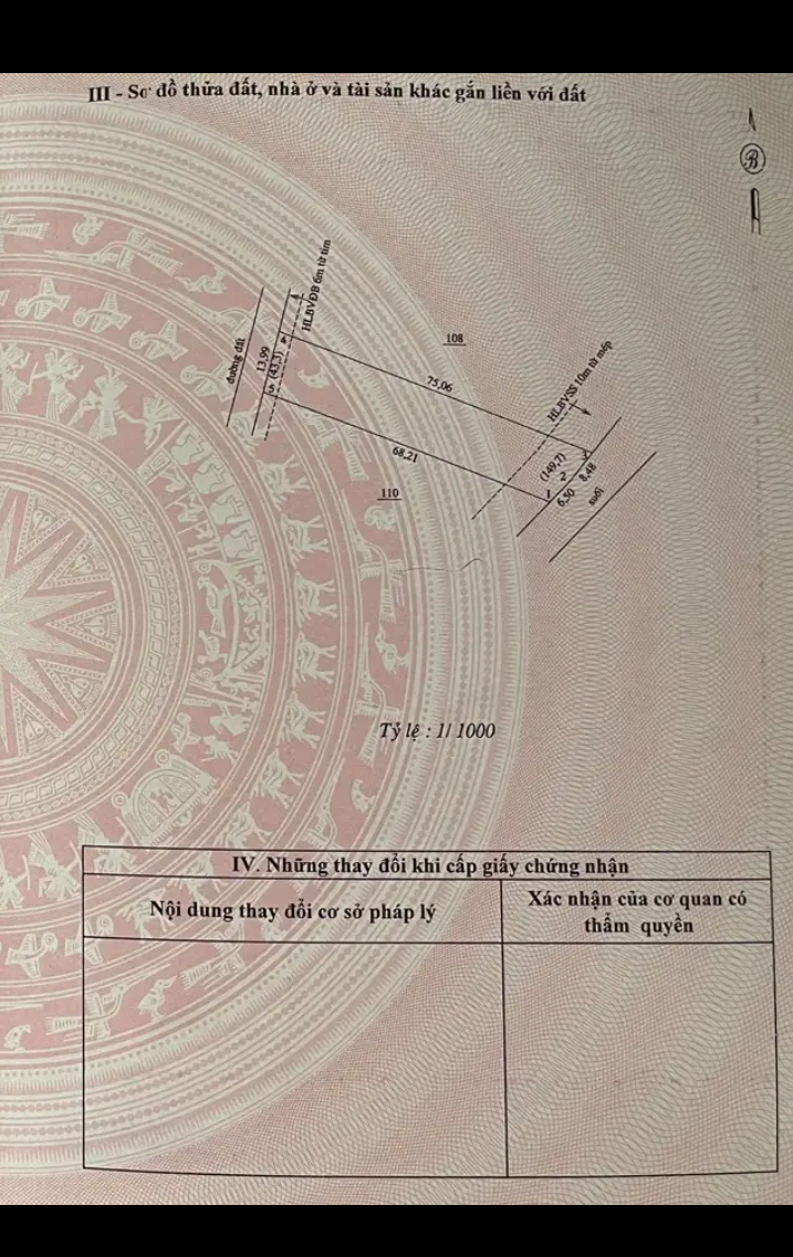 Bán đất xã Tân Phước giá 290tr/sào dt 4sào