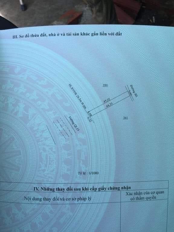 Bán đất xã Thanh Phú giá 1ty5 dt 5x45x100m tc