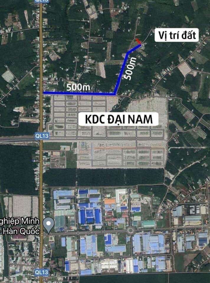 Bán đất phường Minh Hưng giá 1 tỷ 700tr đt 10x72x200 tc