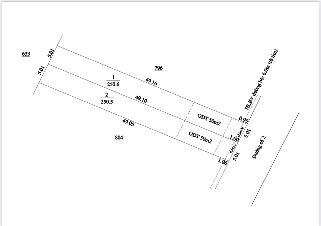 Bán đất phường Minh Hưng giá 499tr dt 5x50x50 tc