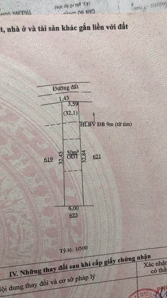 Bán đất phường An Lộc giá 650tr dt 5x32x50tc