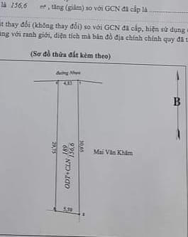 Bán đất phường An Lộc giá 580tr dt 4,8x30x50tc