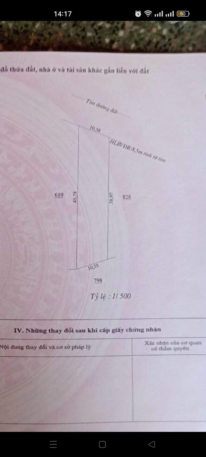Bán đất phường Tân Xuân giá 2tỷ1 dt 10×45×50tc