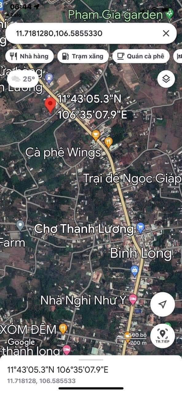 Bán đất xã Thanh Lương giá 310tr dt 5x35x50 tc